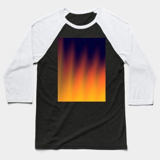 Blurred Flames At Night Baseball T-Shirt